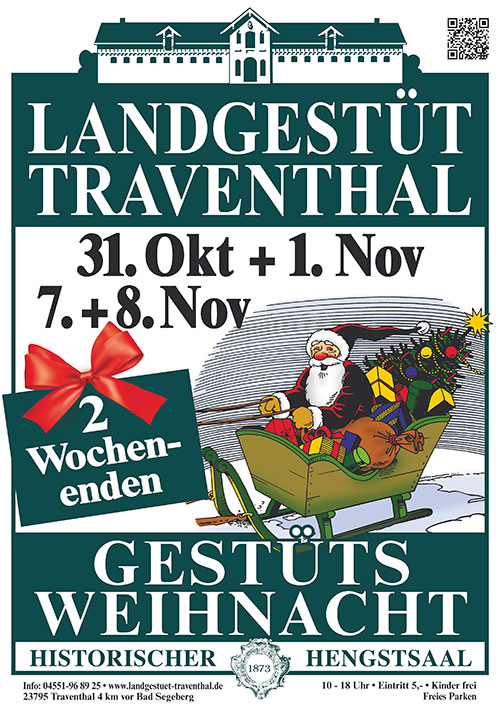 Großer Weihnachtsmarkt 31. Oktober + 1. November 2015 und
7. + 8. November 2015 und 14. + 15. November 2015