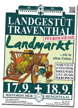 Landmarkt mit Pferdemesse